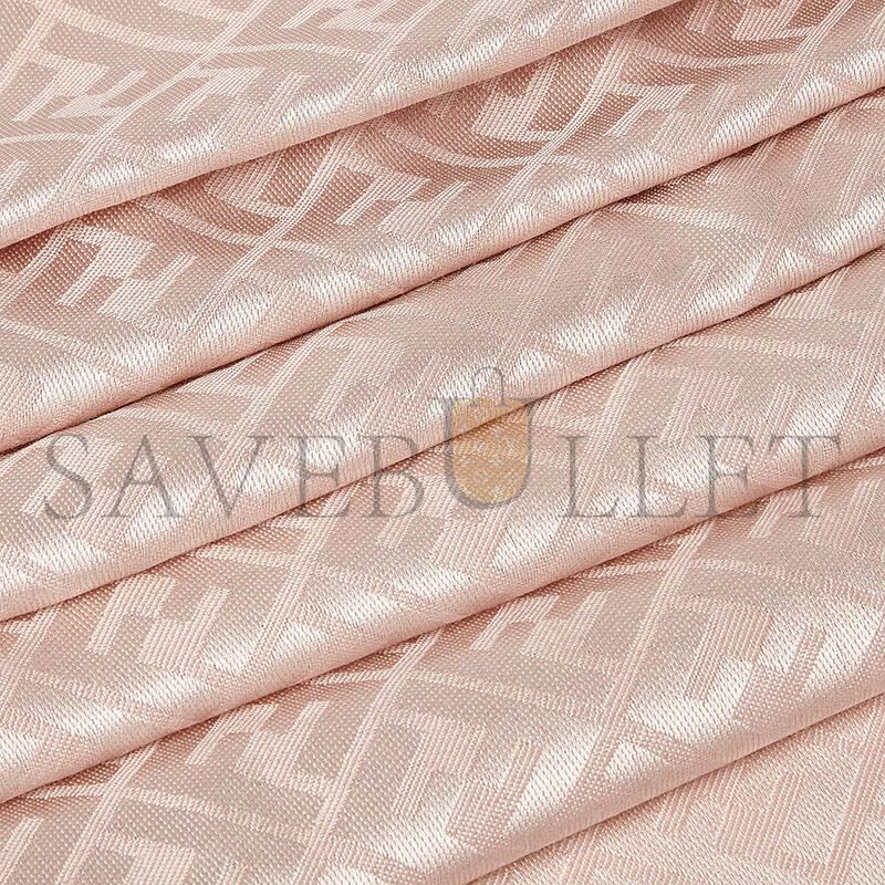 FENDI FF SHAWL PINK ORGANIC SILK SHAWL FXT069AJW7F0QD1 (140*140cm)